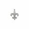 JewelrySupply Pendant | Fleur de lis 35x26mm Pewter Antique Silver Plated
